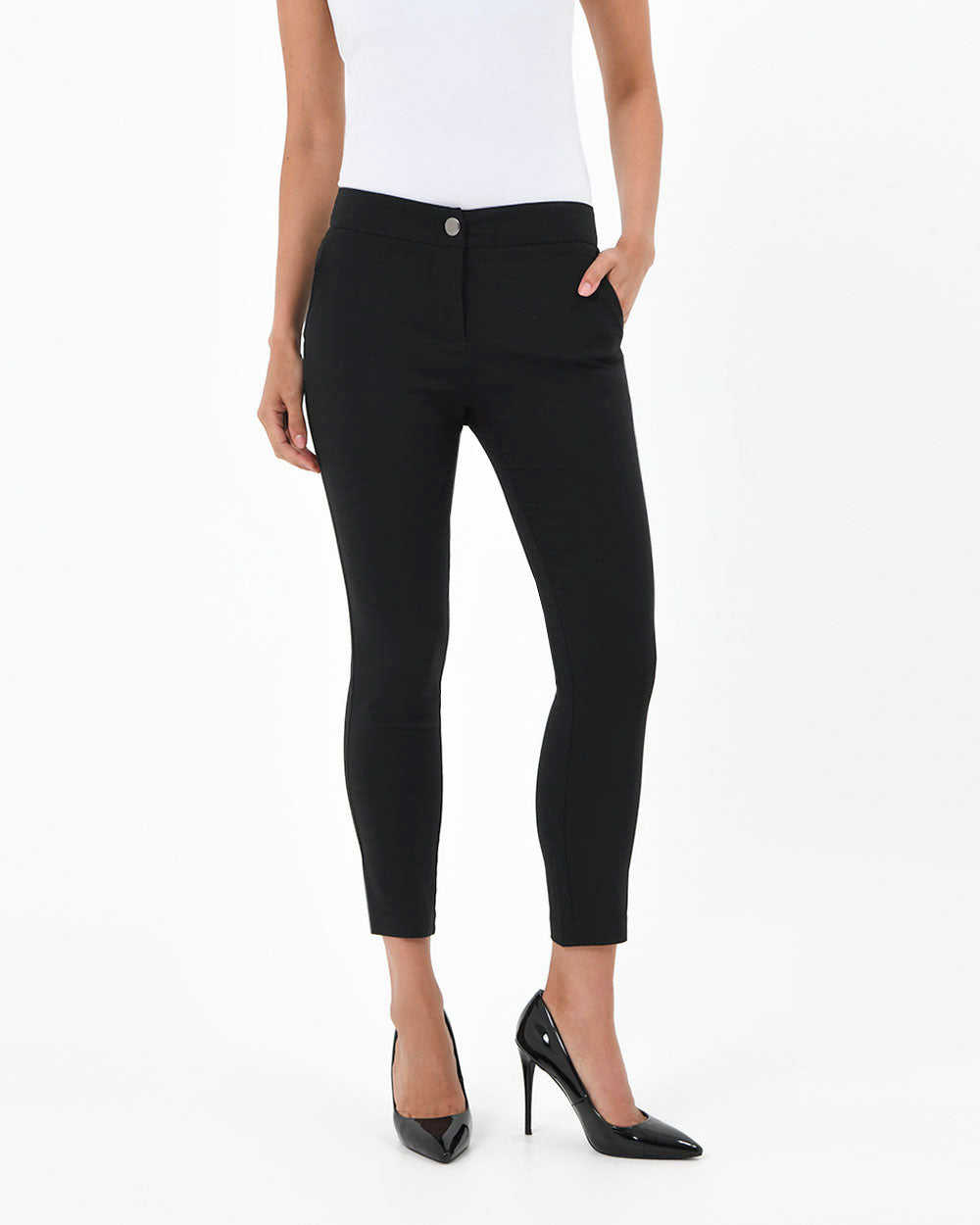 Janette Slim Cropped Pants