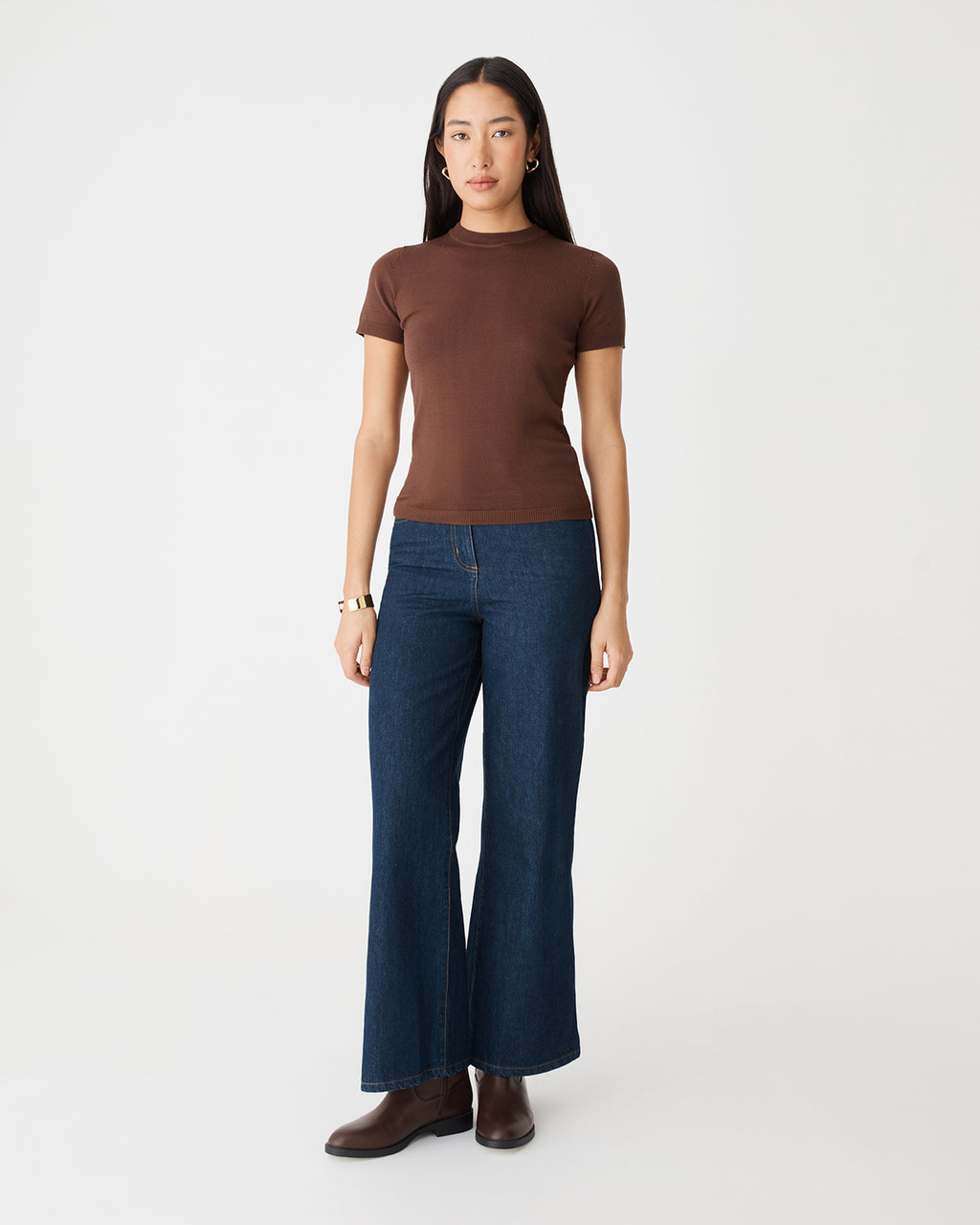 Catherine Short Sleeve Knit