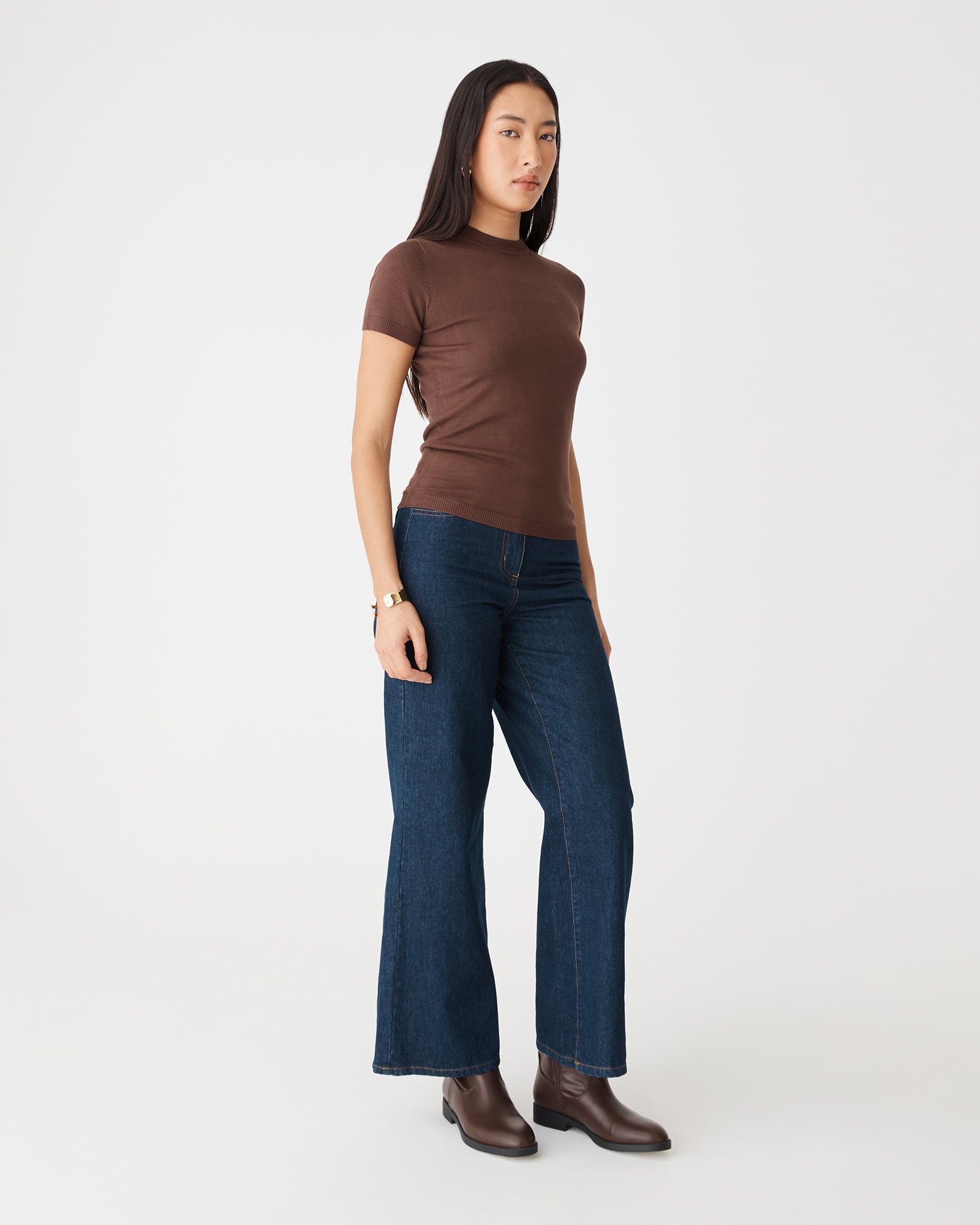 Catherine Short Sleeve Knit