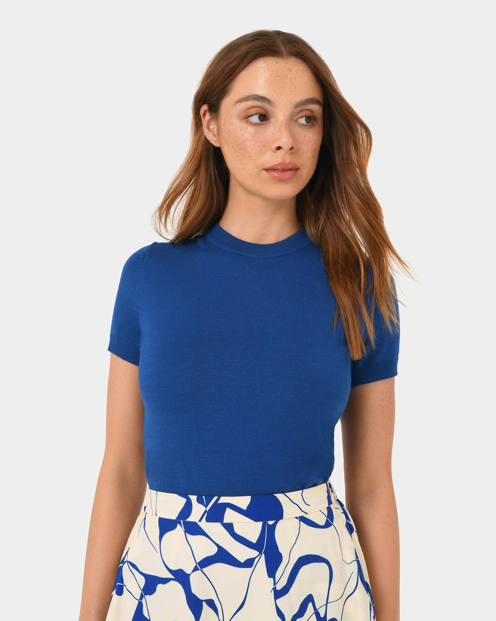 Catherine Short Sleeve Knit
