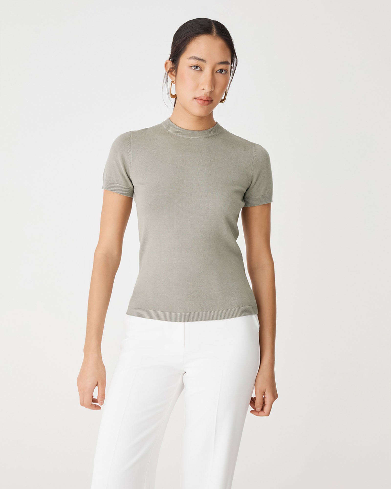 Catherine Short Sleeve Knit