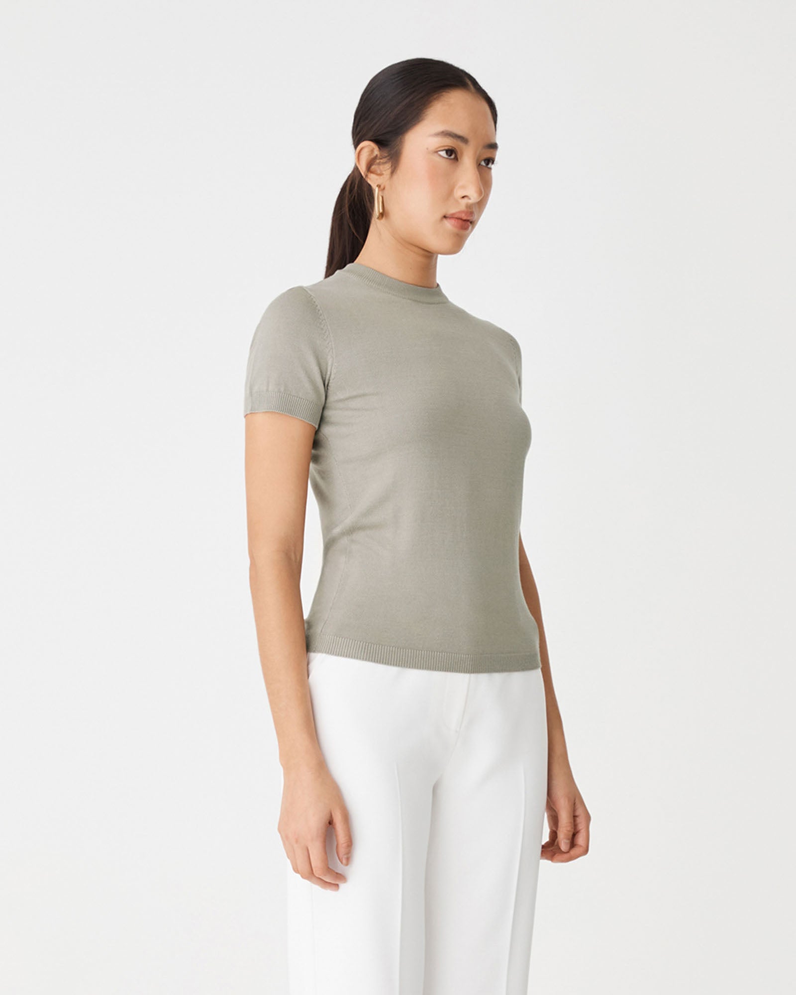 Catherine Short Sleeve Knit