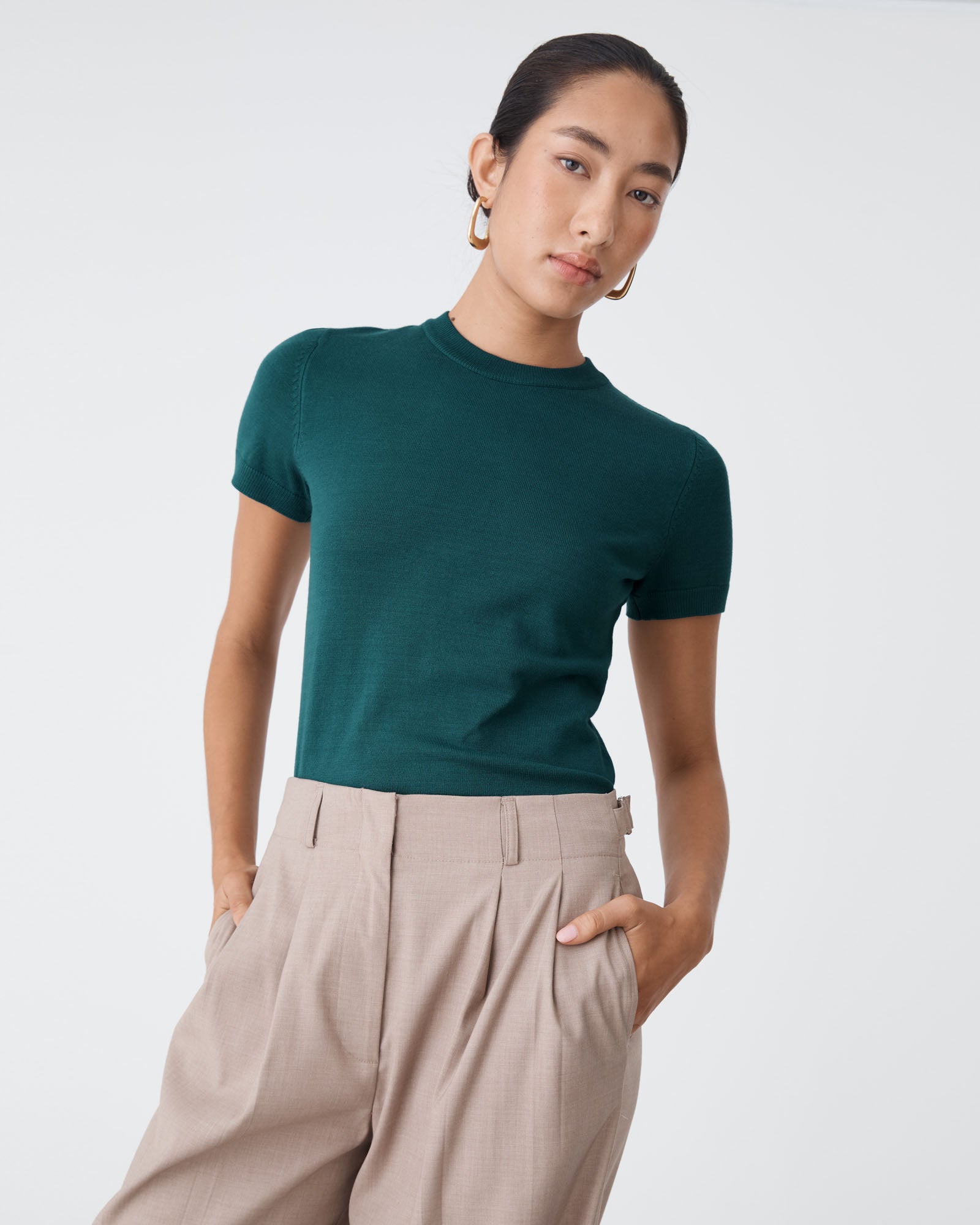 Catherine Short Sleeve Knit