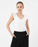 Erin Ruffle Sleeve Tee