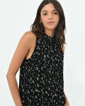 Della Pleated Top
