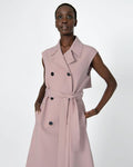 Celia Sleeveless Trench Coat