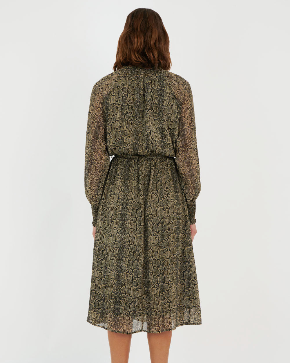 Athena Snake Print Dress