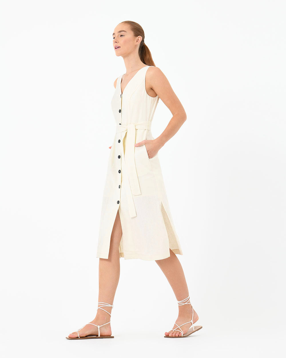 Scarlet Tie Waist Dress