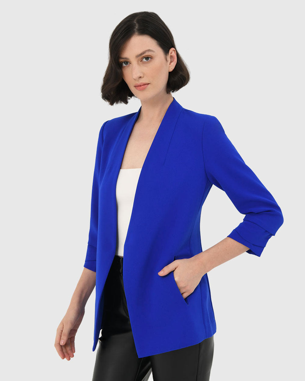 Carter 2 Collarless Blazer