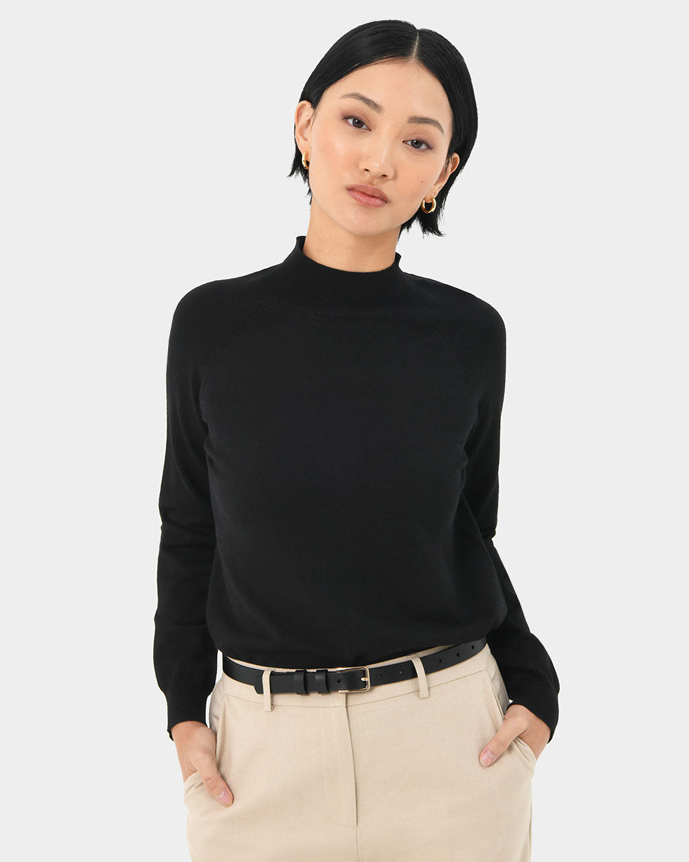 Maneh Mock Neck Knit