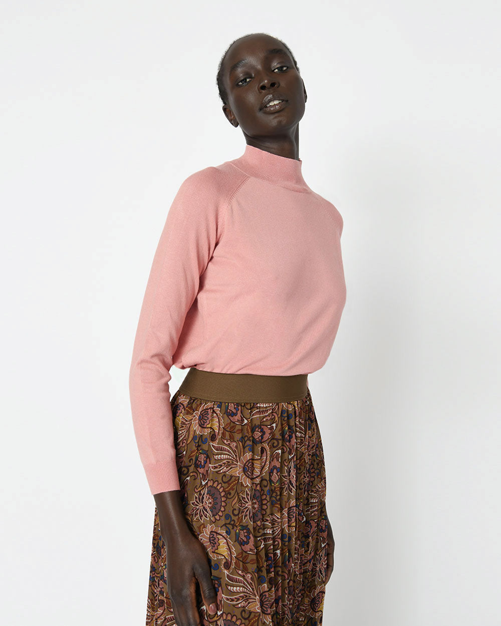 Maneh Mock Neck Knit