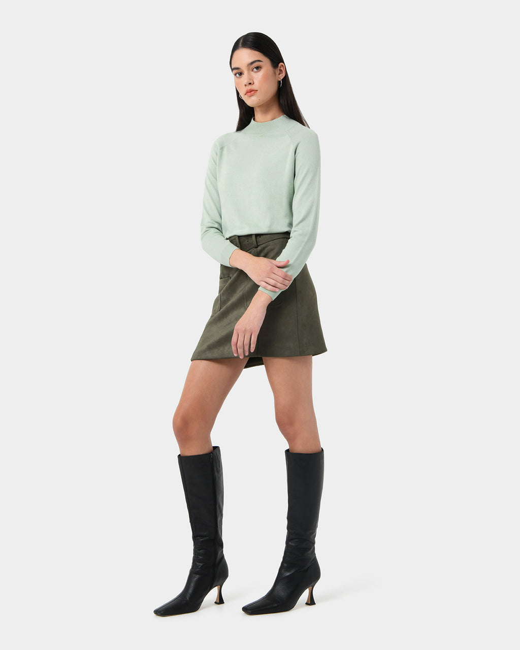 Maneh Mock Neck Knit