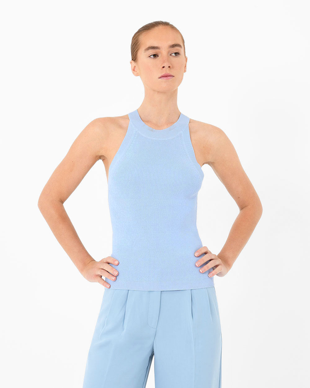 Skye Halter Neck Knit Top