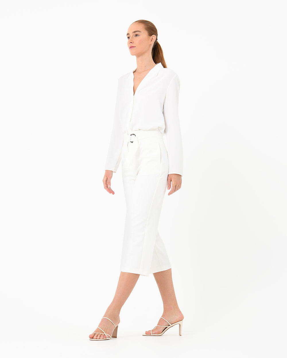 Rory High-Waisted Belted Pants