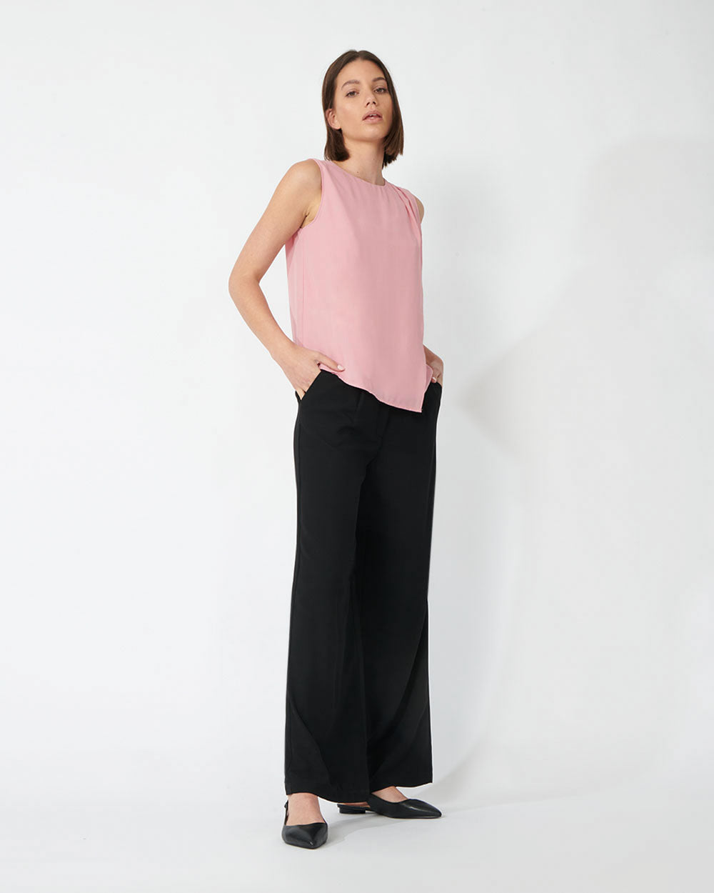Leona Split Front Blouse