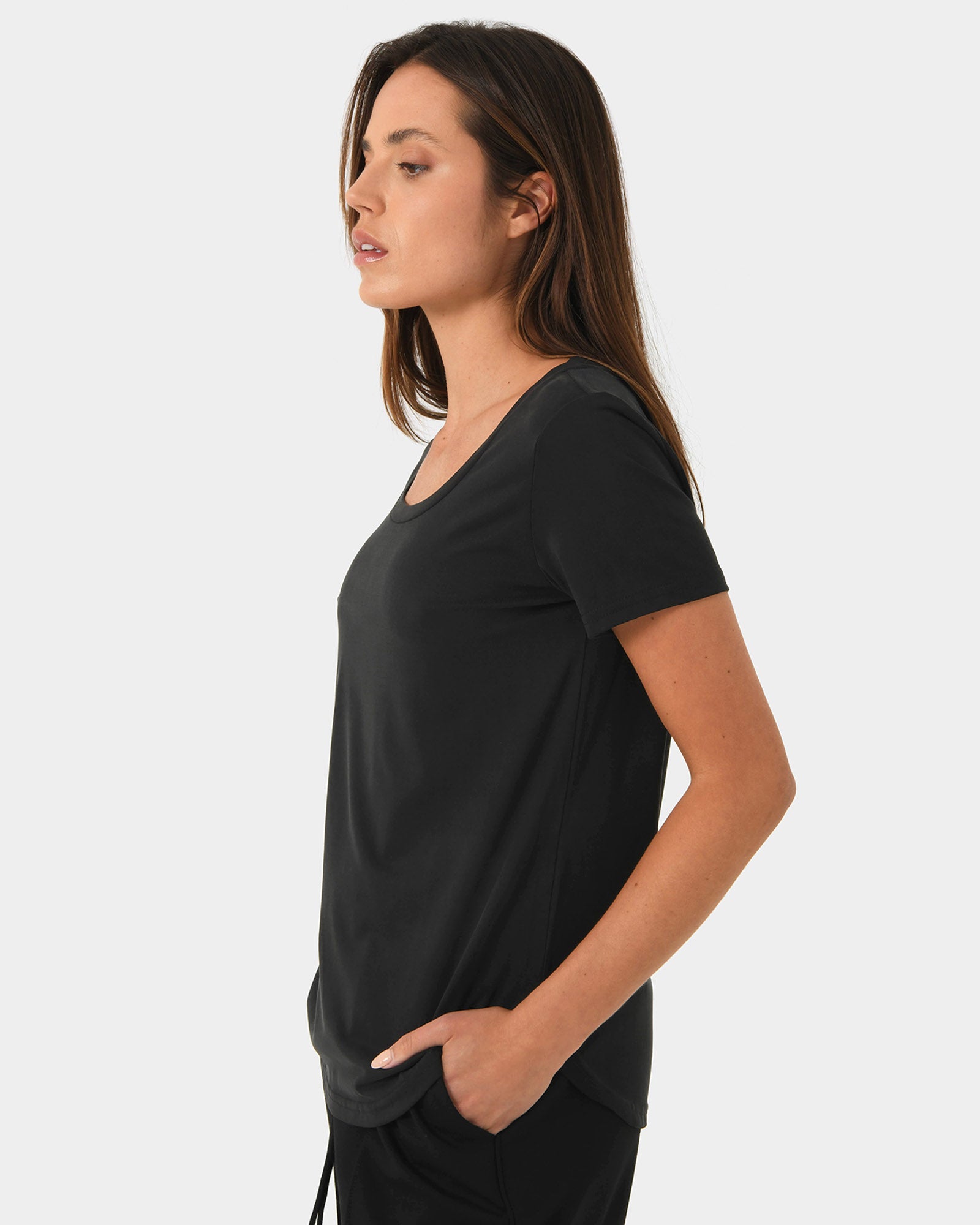 Hanna Scoop Modal Tee