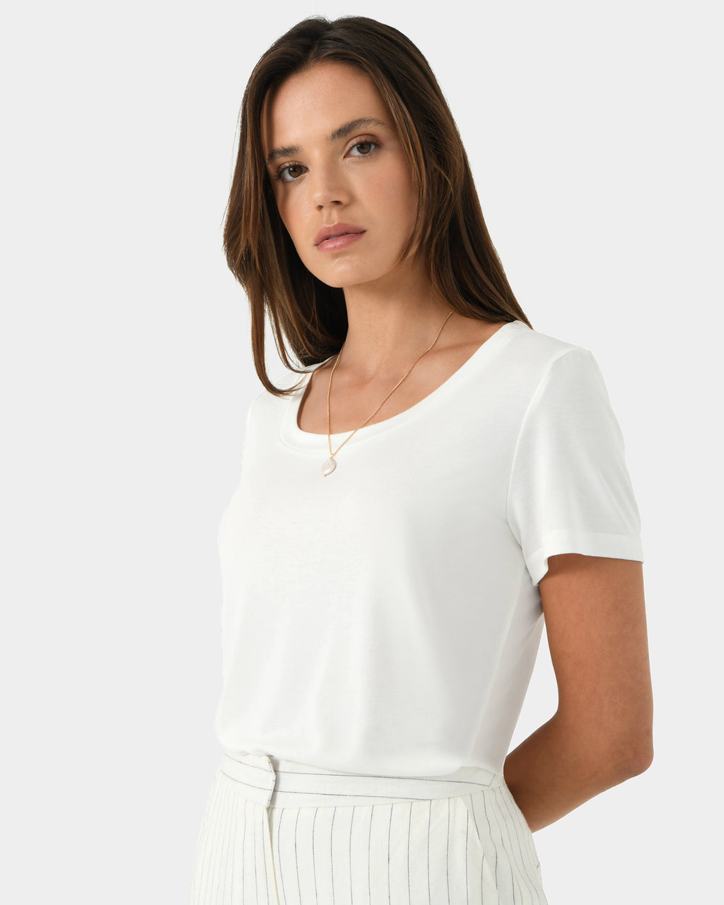 Hanna Scoop Modal Tee