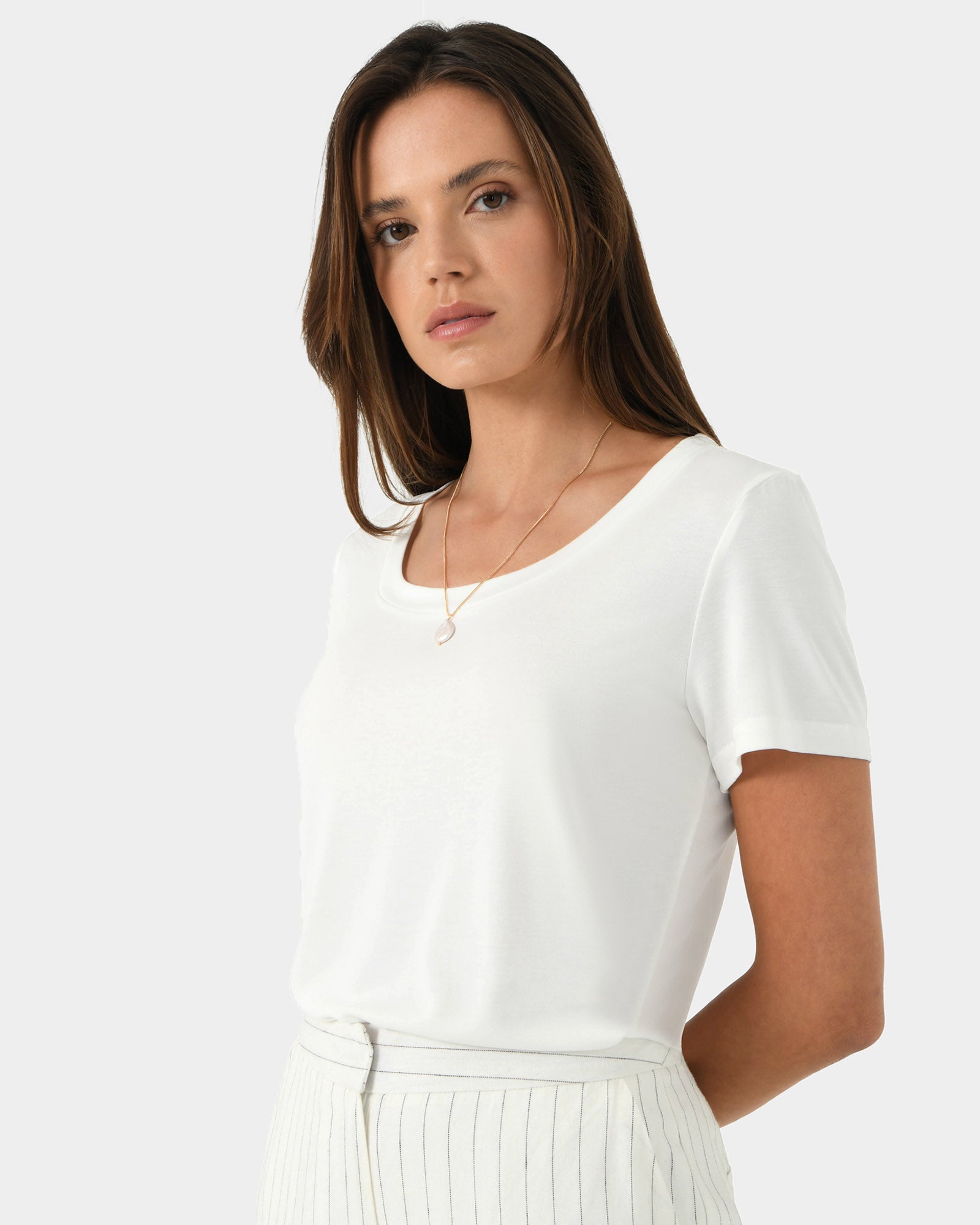 Hanna Scoop Modal Tee