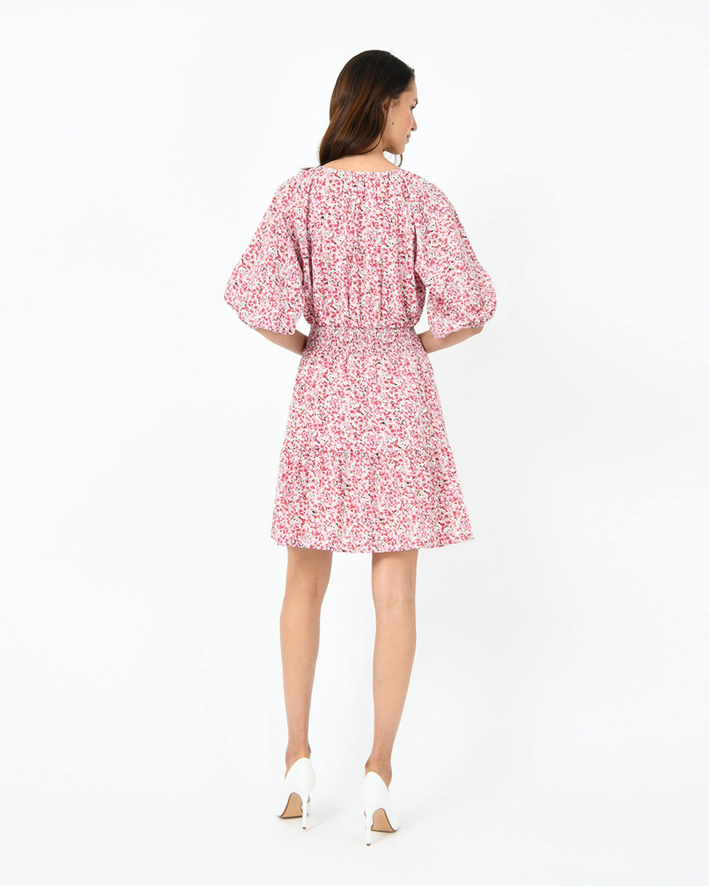 Marilena Shirred Waist Dress