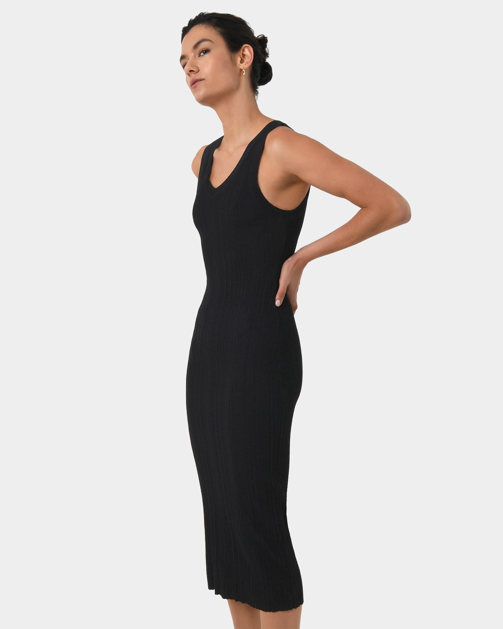 Isadora V-Neck Knit Dress