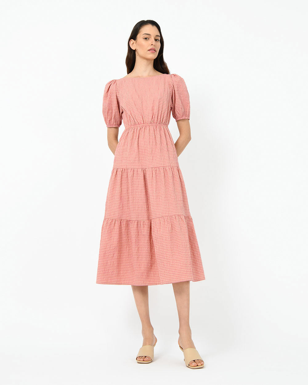 Valencia Checkered Dress