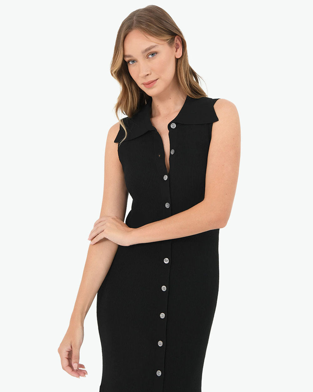 Kita Polo Collar Knit Dress