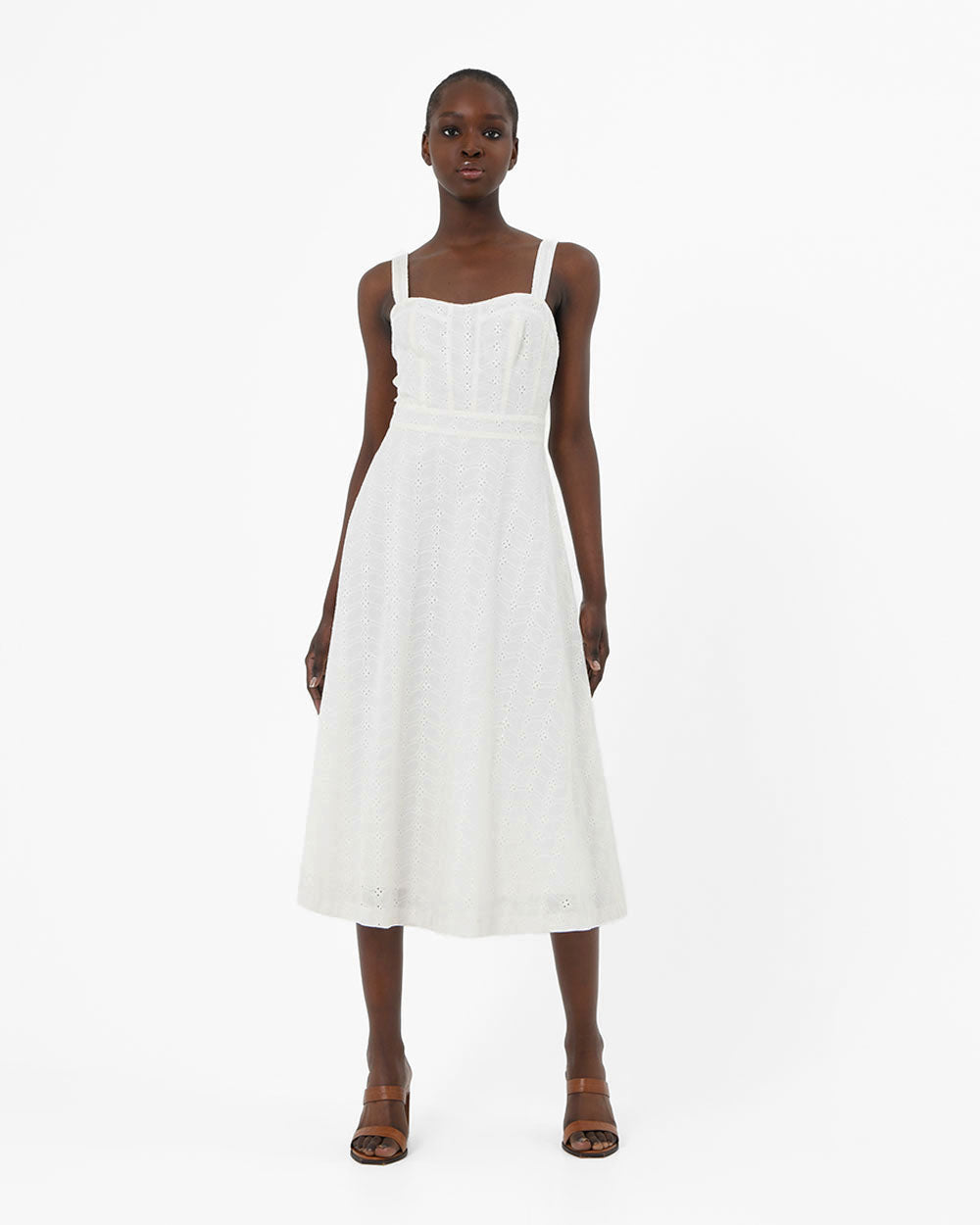 Abella Broderie Cotton Dress