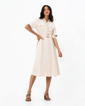 Anali Belted Shirt Dress