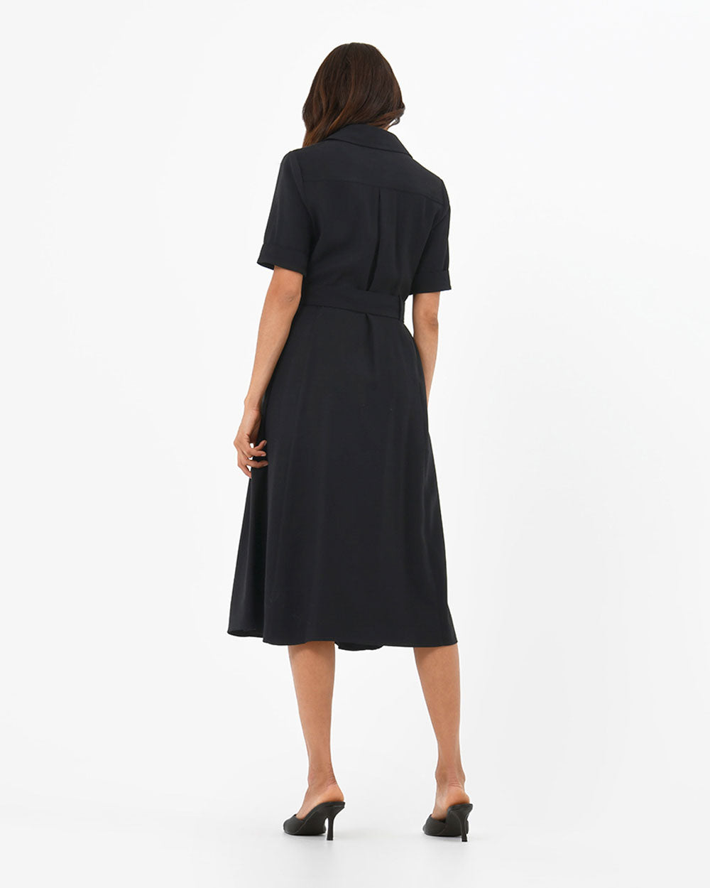 Anali Belted Shirt Dress