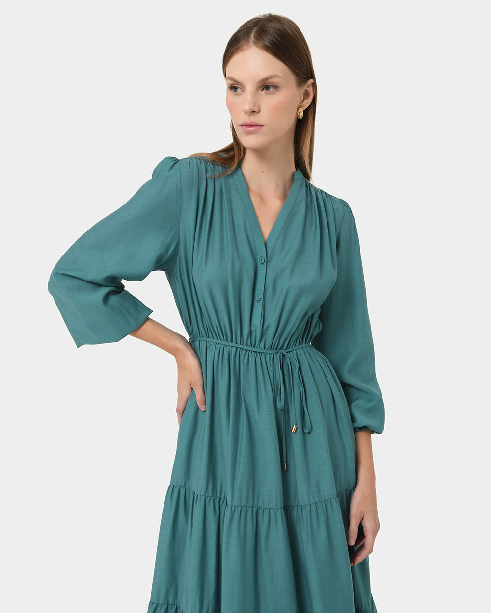 Alessandra Tie Waist Dress
