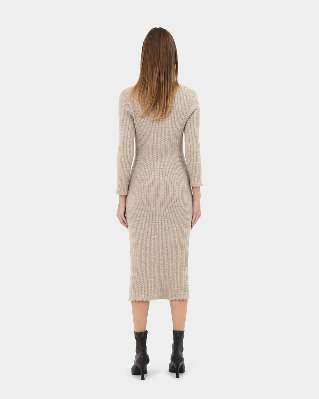 Paislee Cable Buttons Dress