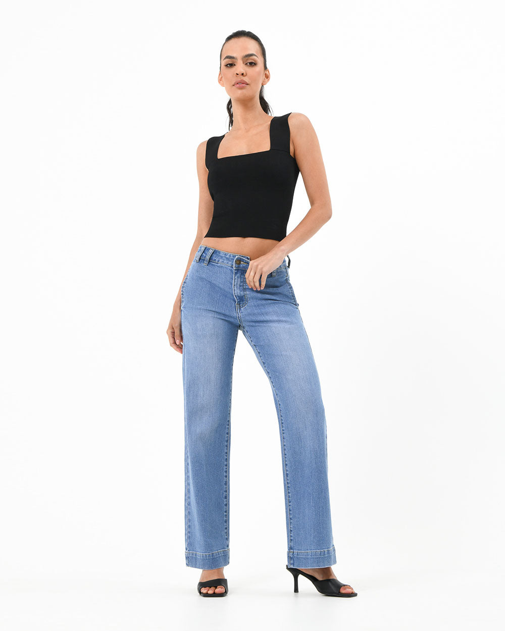 Joelene Wide Leg Jeans