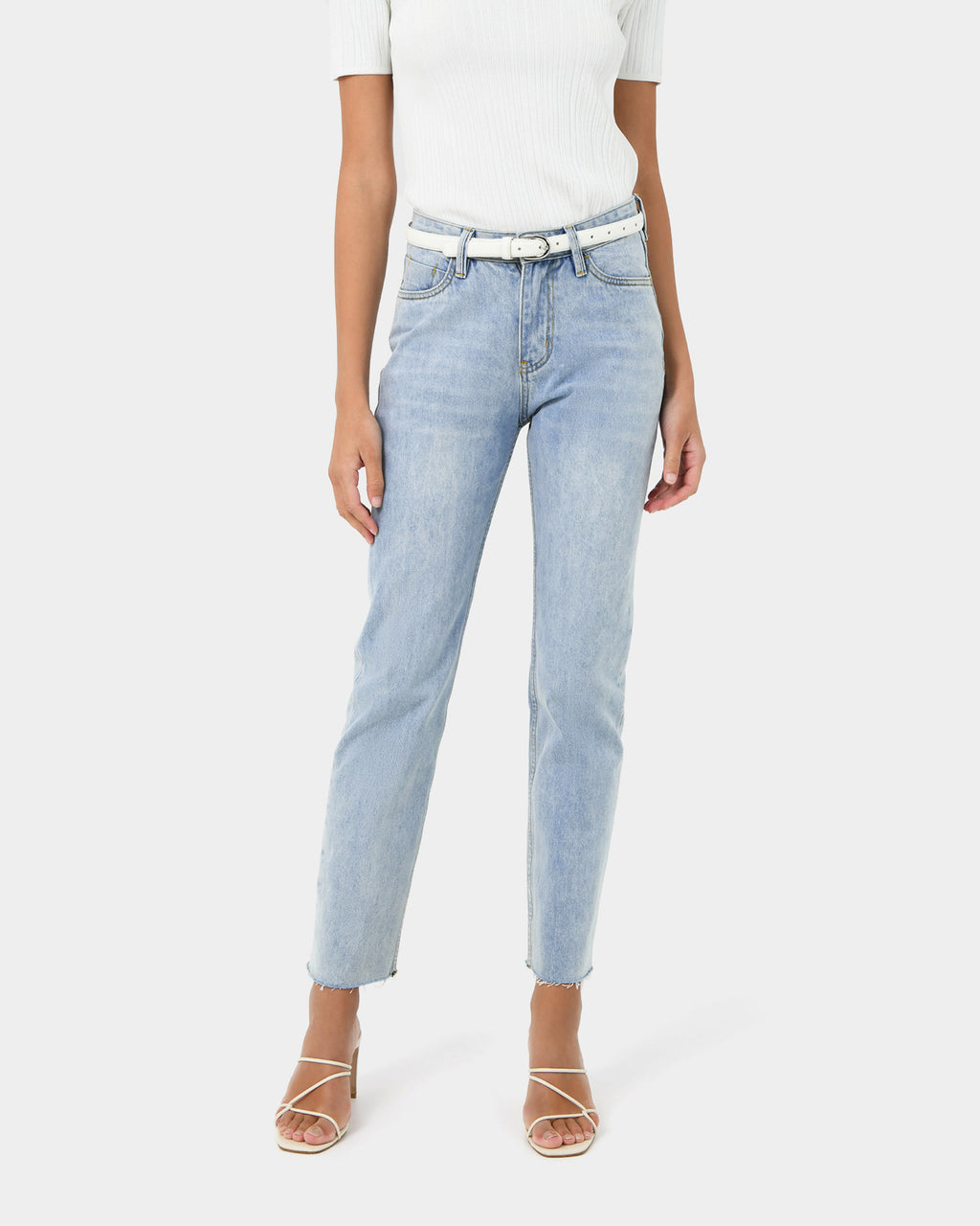 Rome Frayed Washing Jean