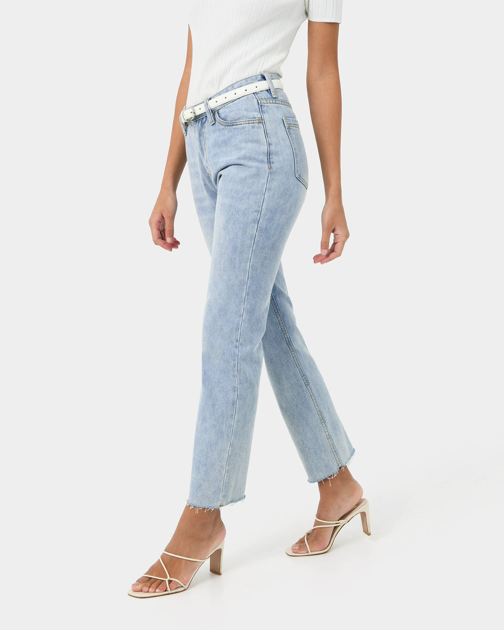 Rome Frayed Washing Jean