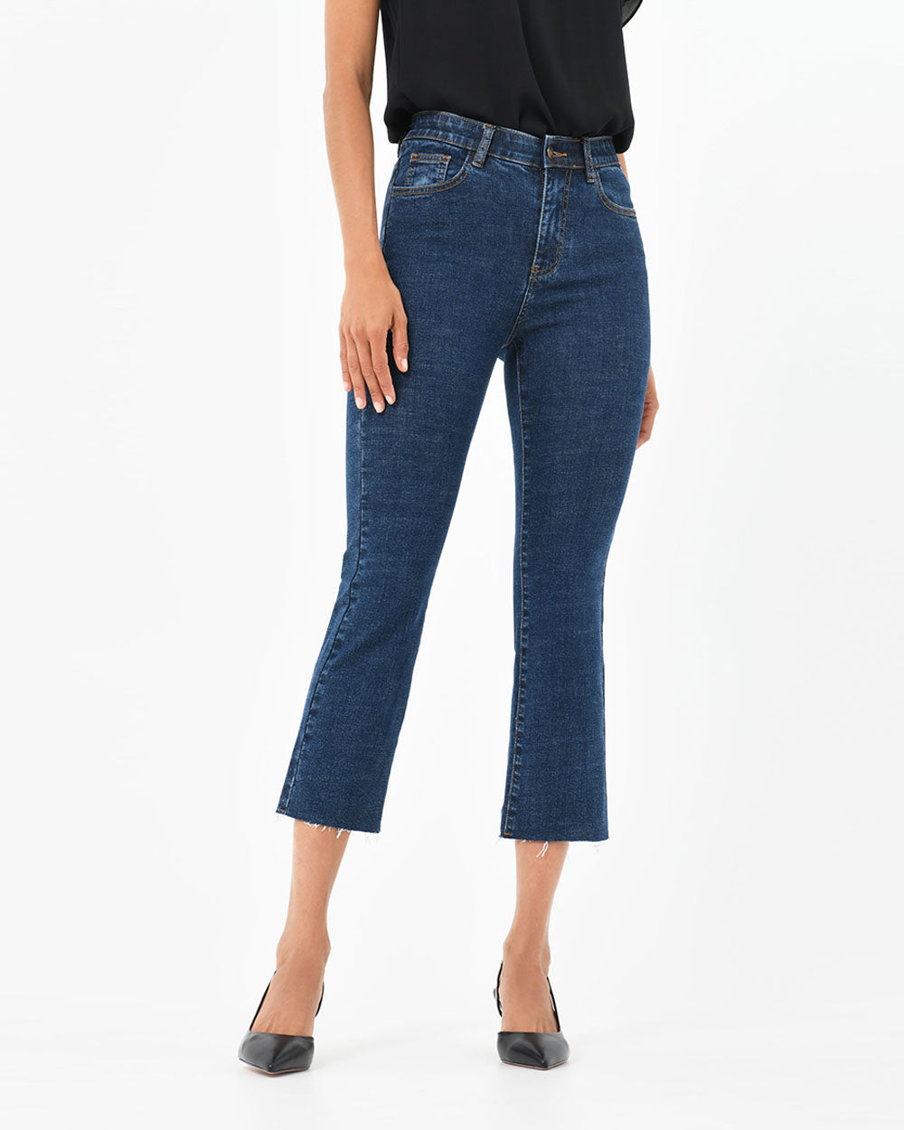 Rosario Cropped Flare Jeans
