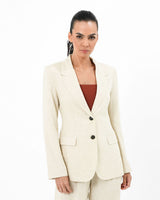 Lilit Linen Chambray Blazer
