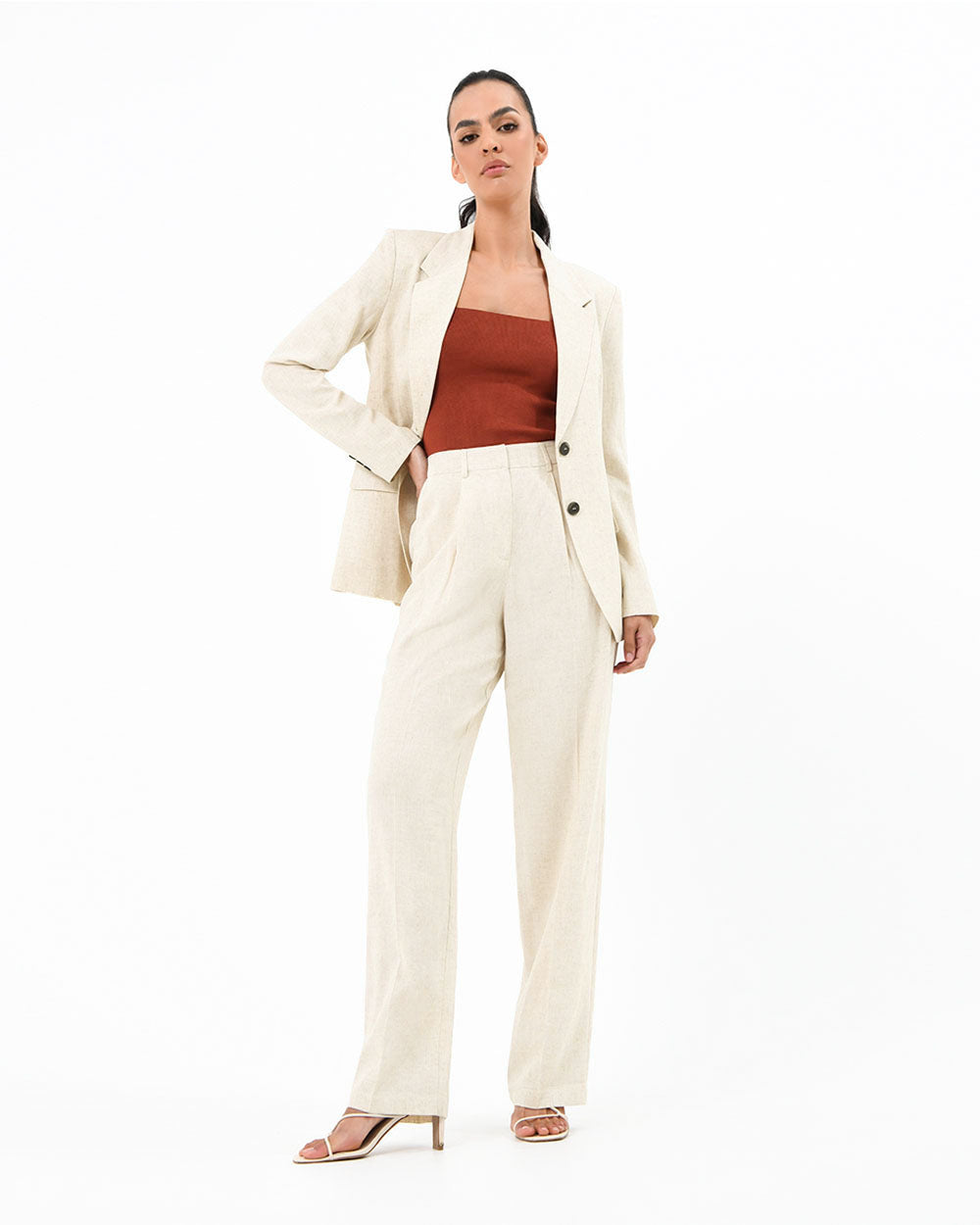 Lilit Linen Chambray Pant