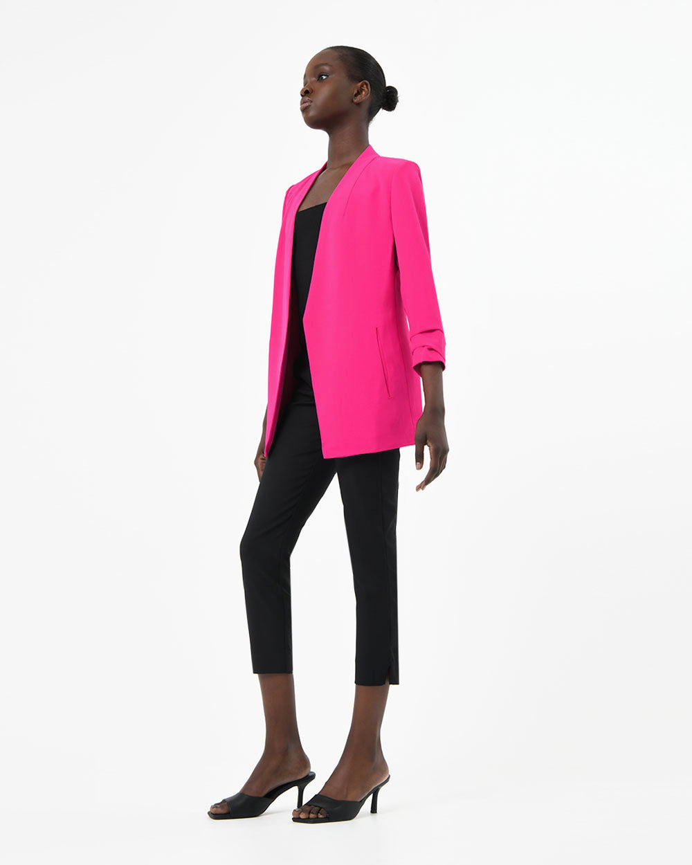 Carter 3 Collarless Blazer