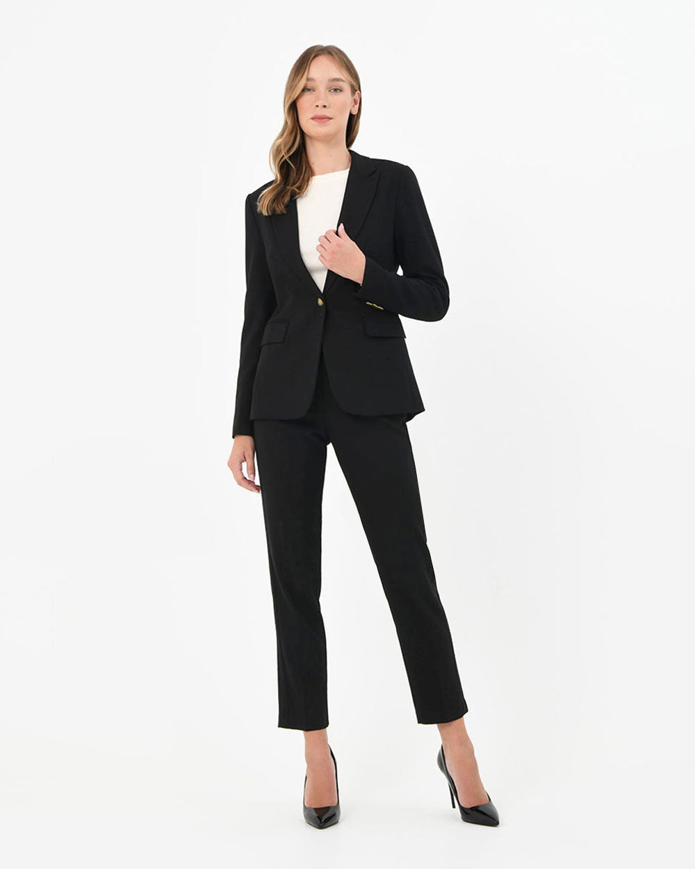 Ester Lapel Single Blazer