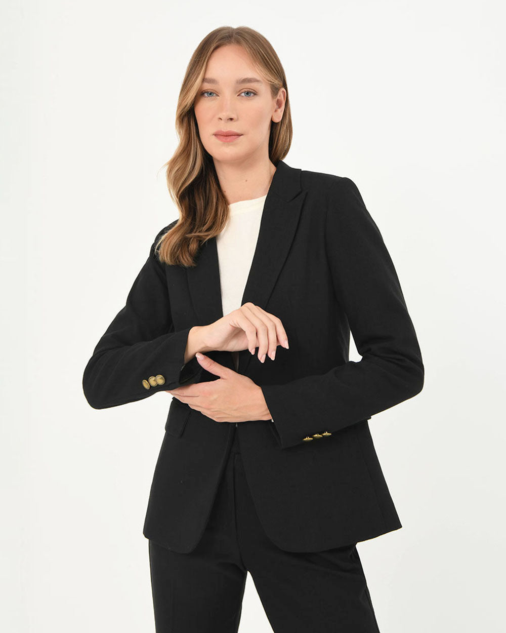 Ester Lapel Single Blazer