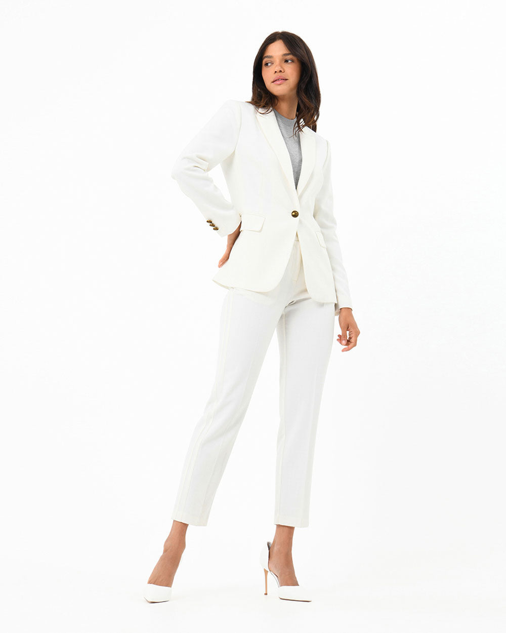 Ester Lapel Single Blazer