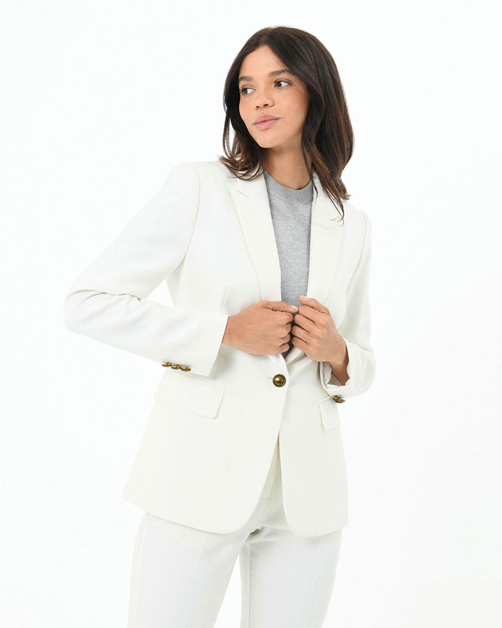 Ester Lapel Single Blazer