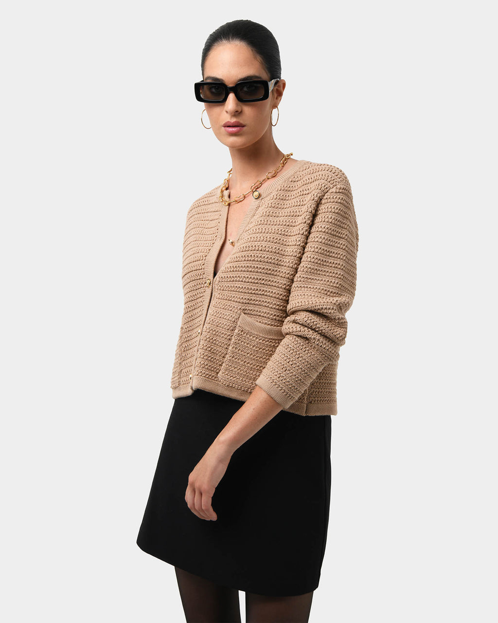 Hollis Textured Cardigan
