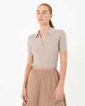 Brissa Zip Collared Knit