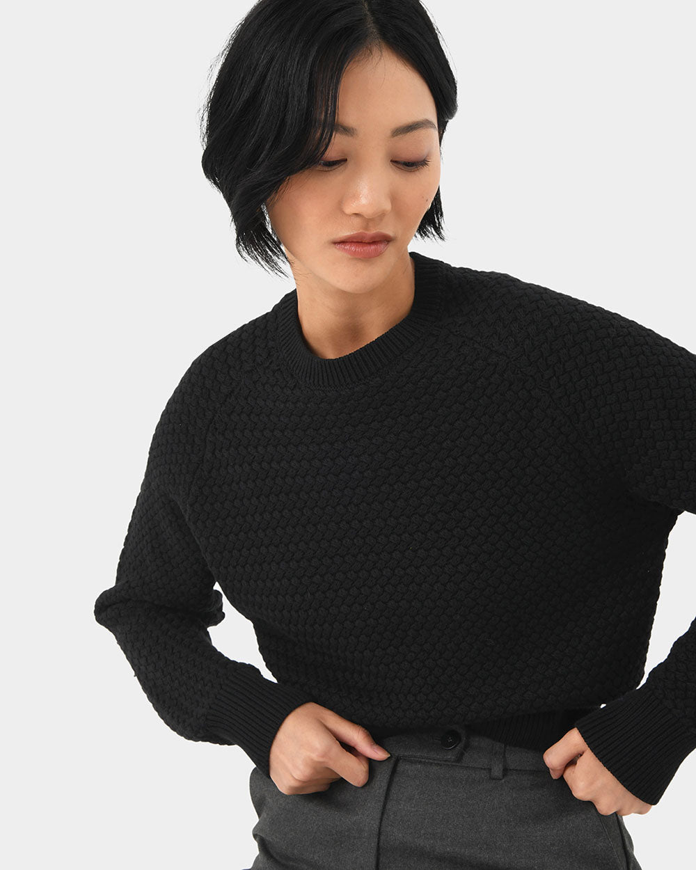 Evie Waffle Knit Jumper