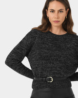 Naomy Mixed Yarn Knit
