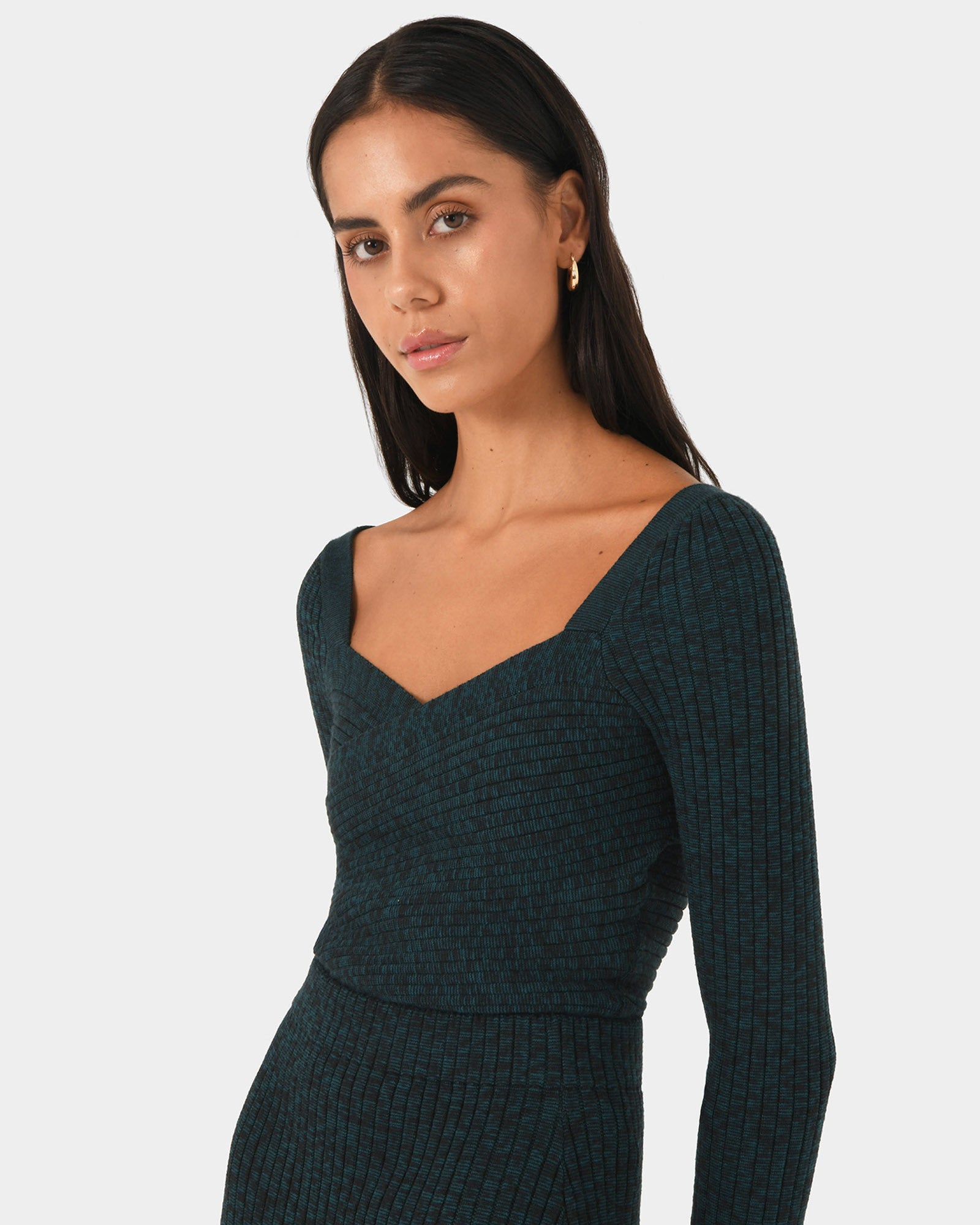 Cienna Cross Over Knit Top