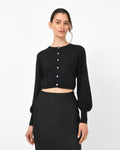 Femi Balloon Sleeve Cardigan