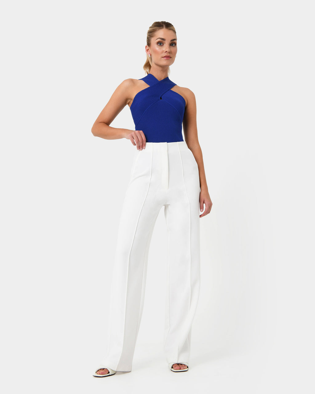 Zion Halterneck Knit Top