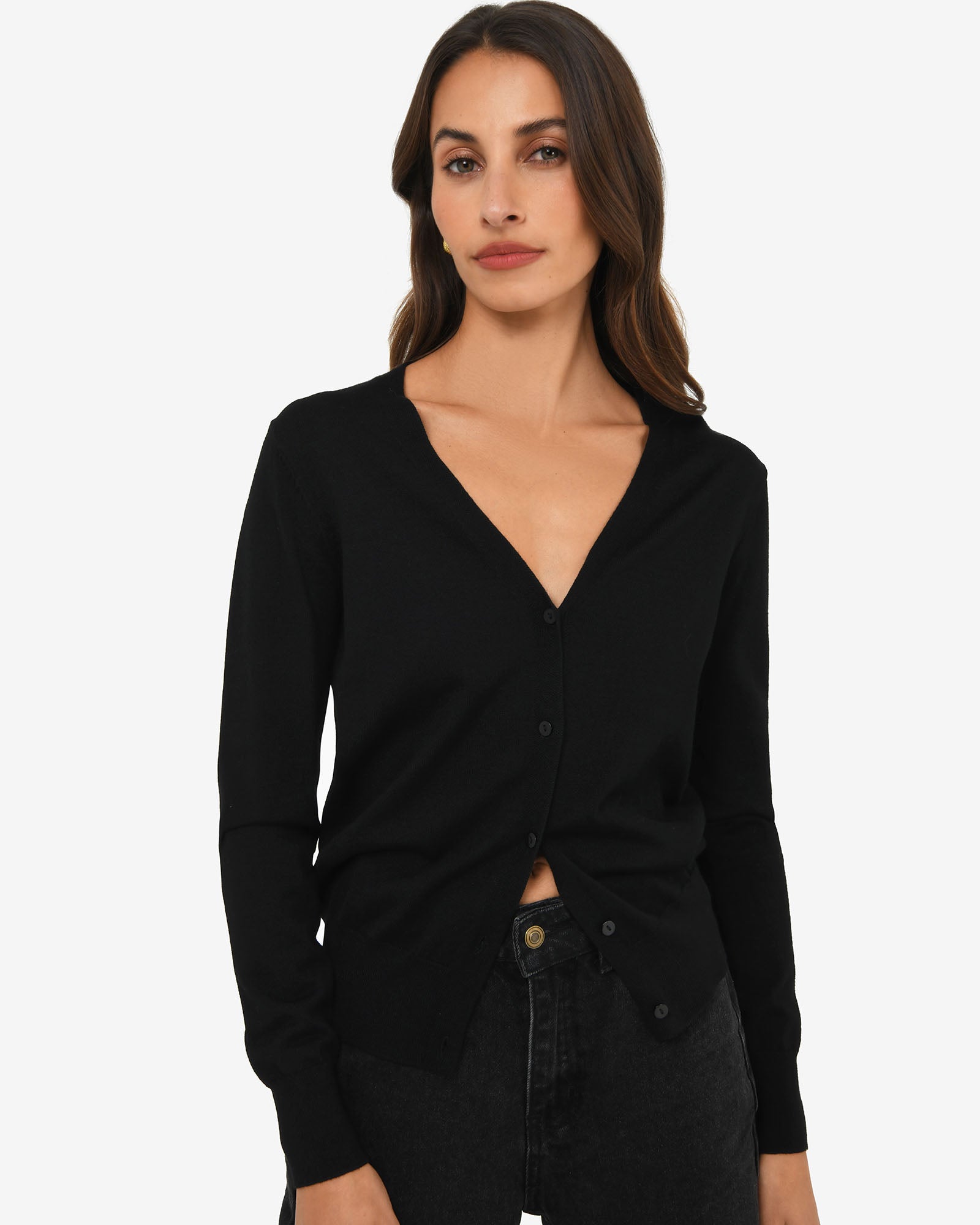 Nicolette V-Neck Knit Cardigan
